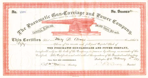 Pneumatic Gun-Carriage and Power Company
